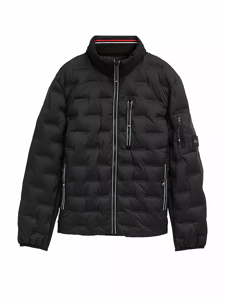 TOM TAILOR | Chaqueta acolchada ligera | schwarz
