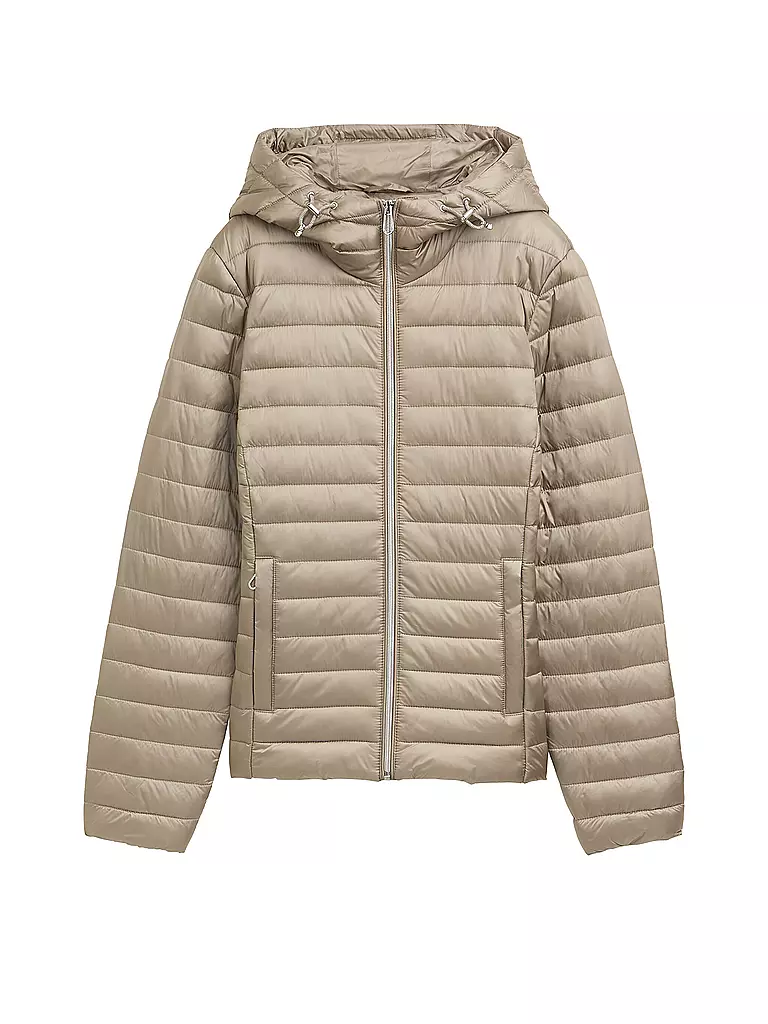 TOM TAILOR | Chaqueta acolchada ligera | Marrón claro