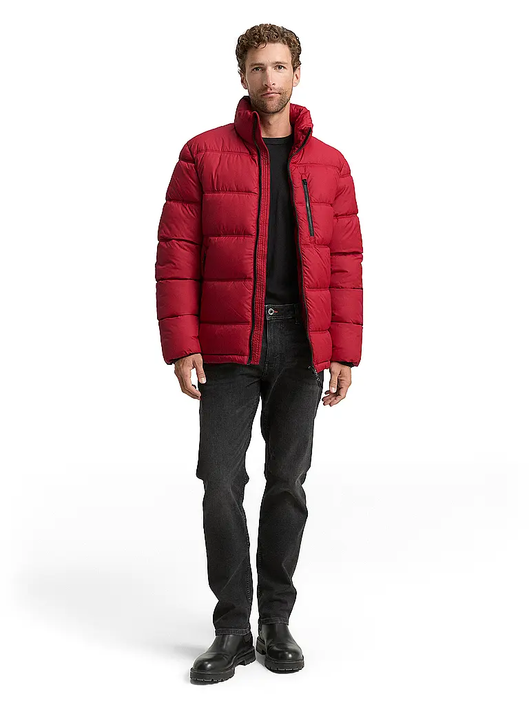 TOM TAILOR | Chaqueta acolchada | Rojo