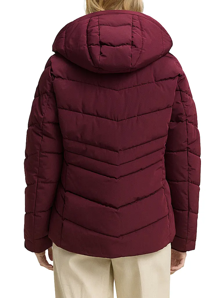 TOM TAILOR | Chaqueta acolchada | Rojo oscuro