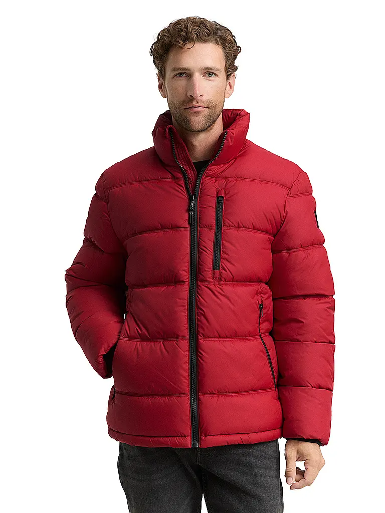 TOM TAILOR | Chaqueta acolchada | Rojo