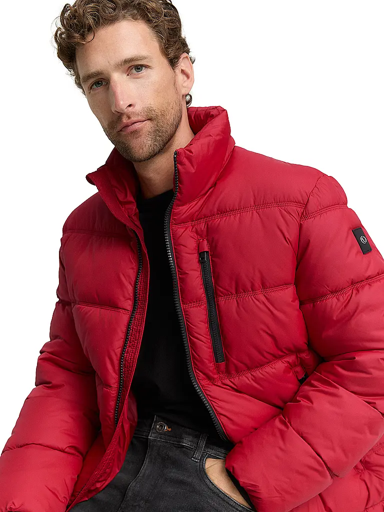 TOM TAILOR | Chaqueta acolchada | Rojo