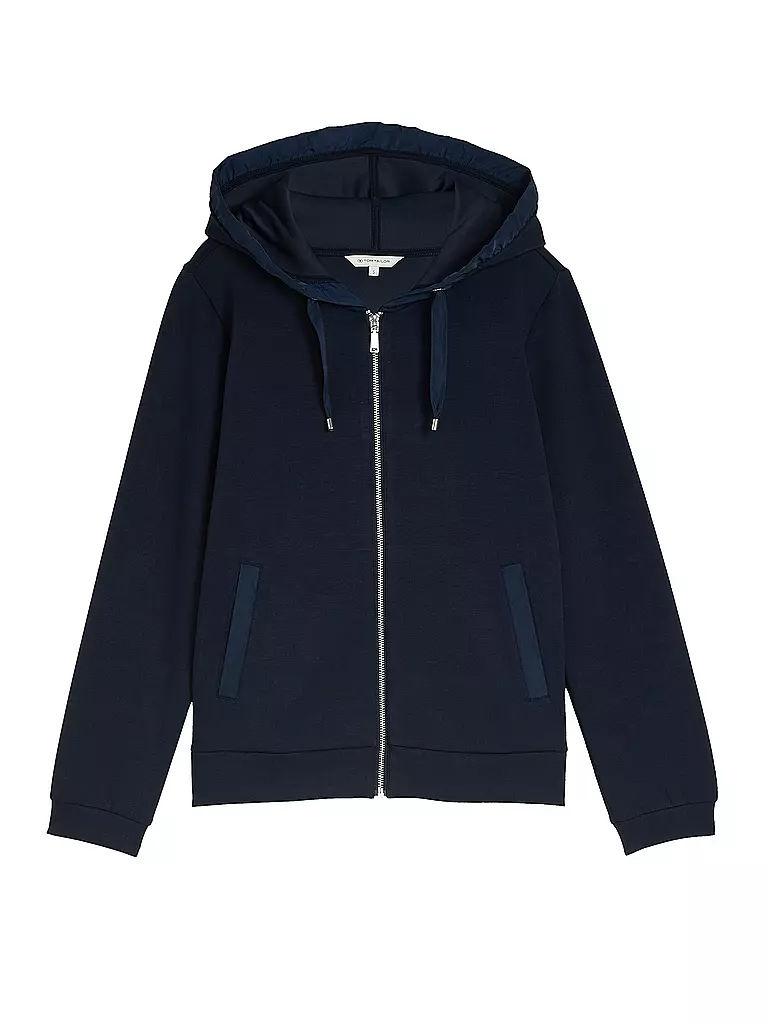 TOM TAILOR | Chaqueta de chándal | Azul oscuro