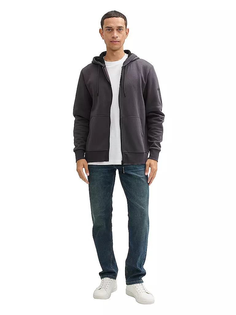 TOM TAILOR | Chaqueta de chándal | Gris