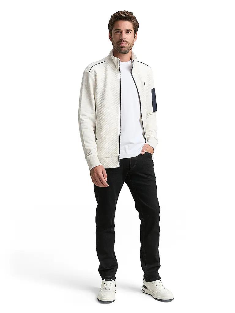 TOM TAILOR | Chaqueta de chándal | Crema