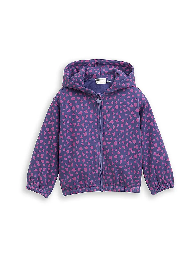 TOM TAILOR | Chaqueta de felpa para niña | Azul oscuro