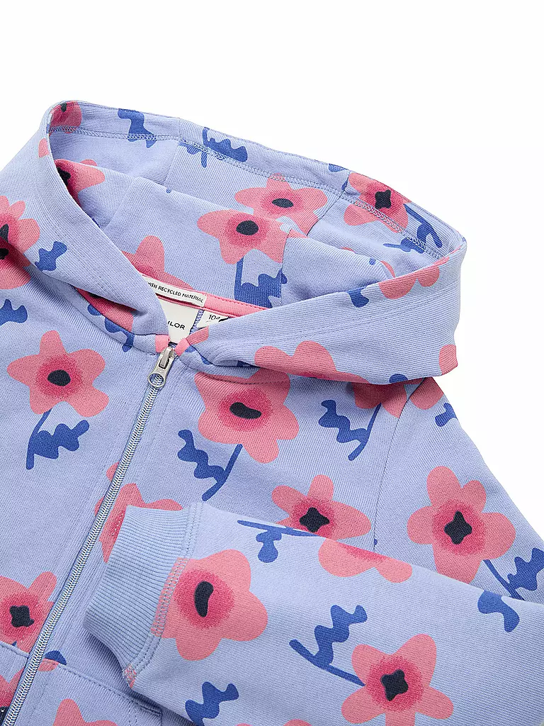 TOM TAILOR | Chaqueta de felpa para niña | Azul claro