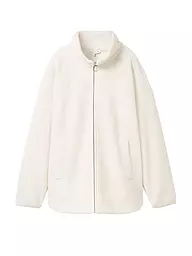 TOM TAILOR | Chaqueta de felpa | Blanco