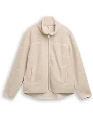 TOM TAILOR | Chaqueta de felpa | Gris