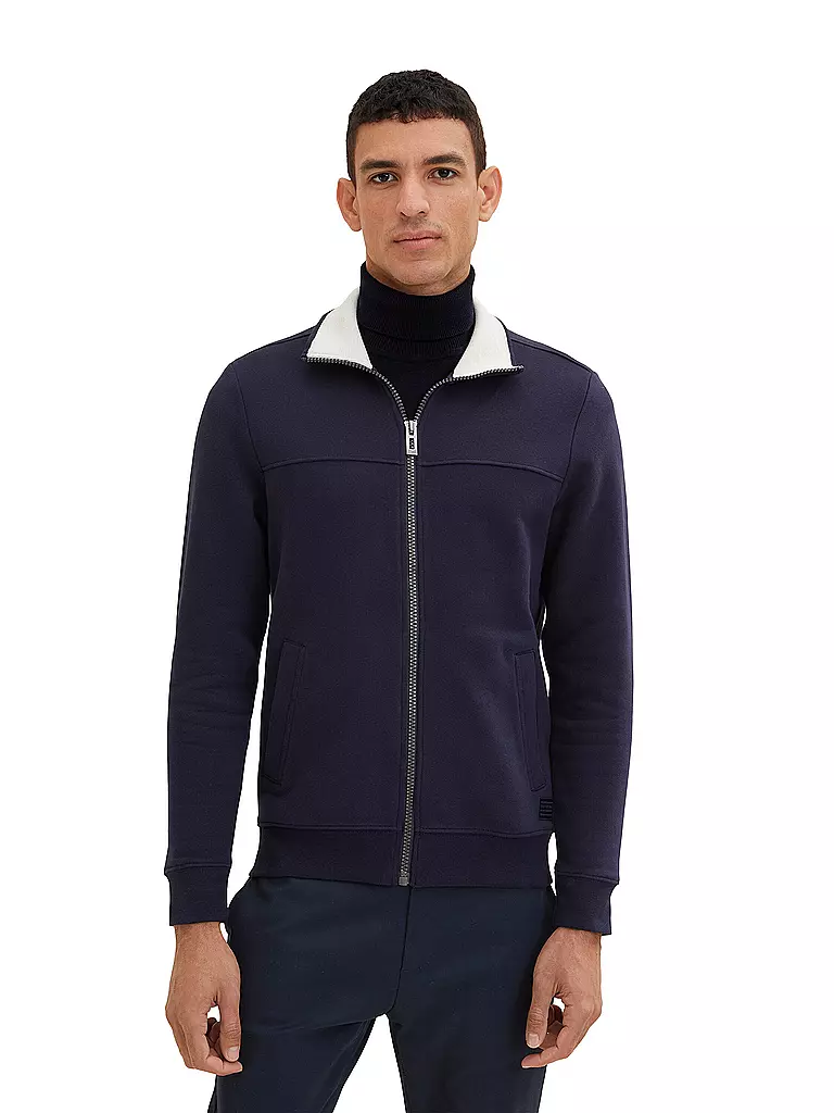 TOM TAILOR | Chaqueta de felpa | Azul