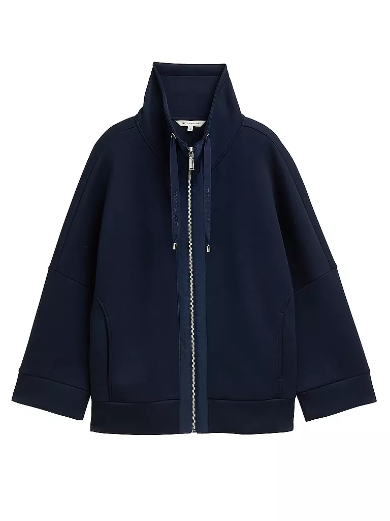 TOM TAILOR | Chaqueta de felpa | Azul oscuro