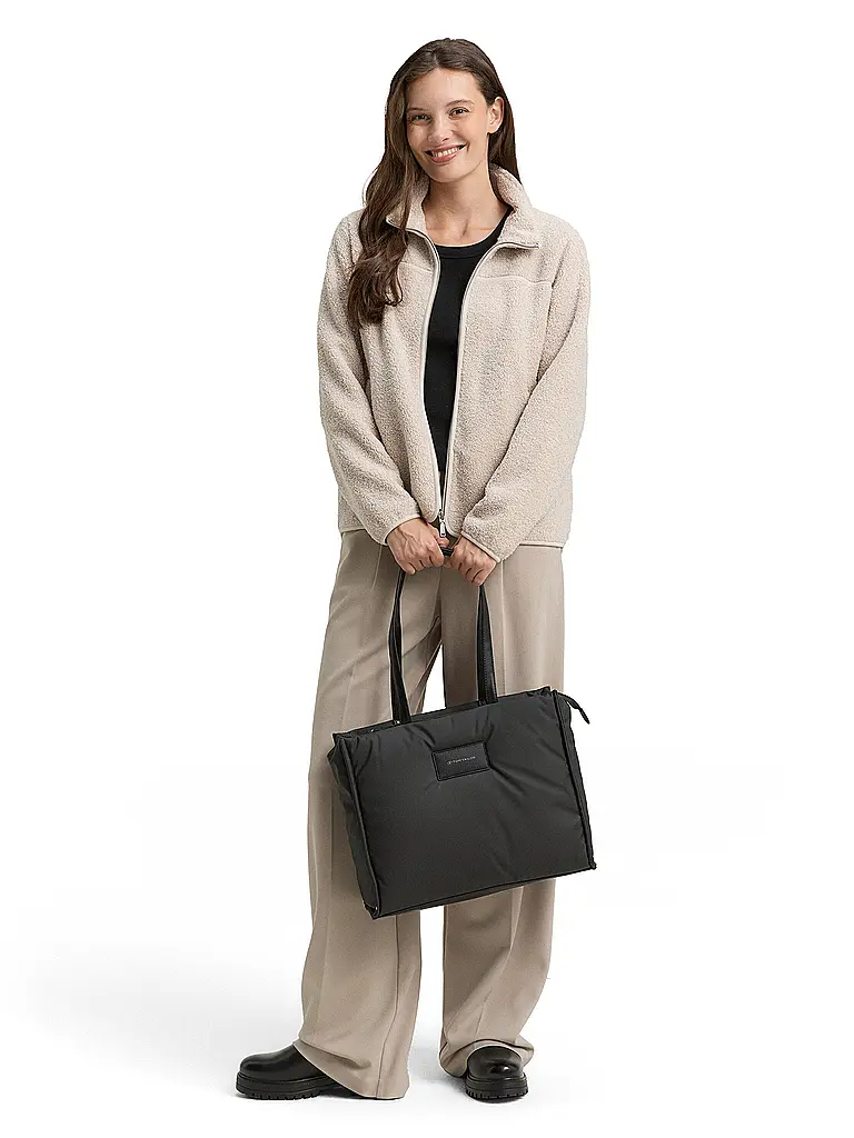 TOM TAILOR | Chaqueta de felpa | Gris