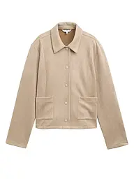 TOM TAILOR | Chaqueta de imitación de cuero | Beige