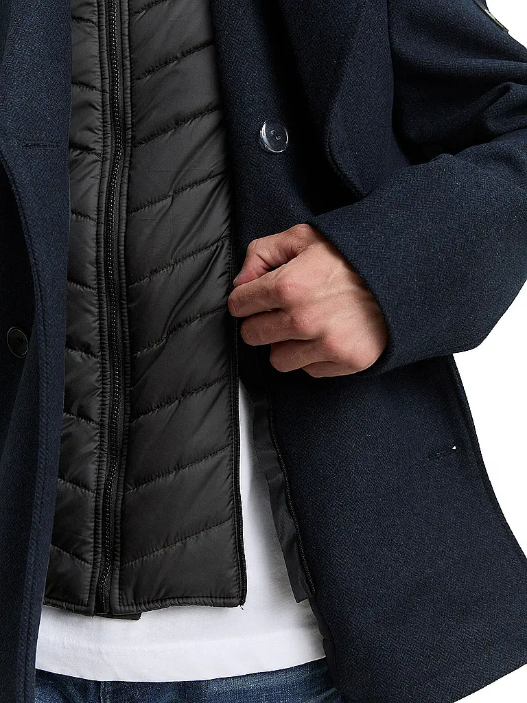 TOM TAILOR | Chaqueta de lana 2 en 1 | 