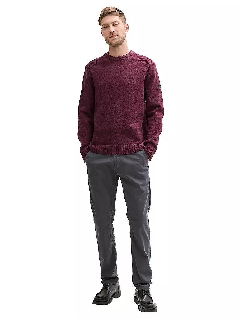 TOM TAILOR | Chino corte tapered | grau