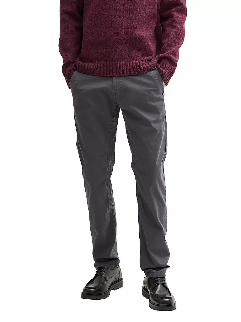 TOM TAILOR | Chino corte tapered | grau
