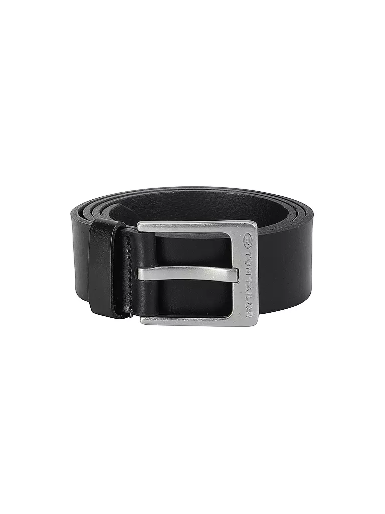TOM TAILOR | Cinturón de cuero TTCALVIN | Negro