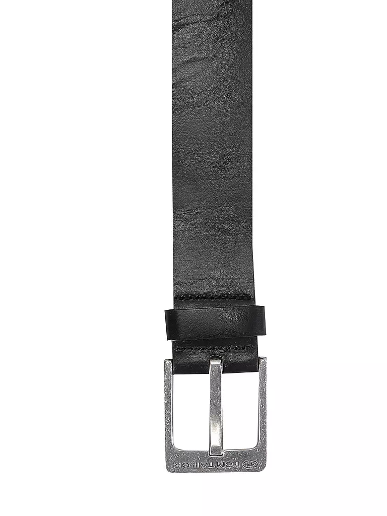 TOM TAILOR | Cinturón de cuero TTCALVIN | Negro