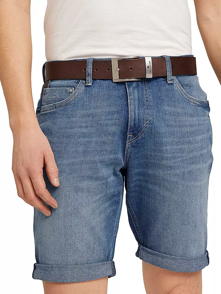 TOM TAILOR | Cinturón de cuero TTTOM | Marrón