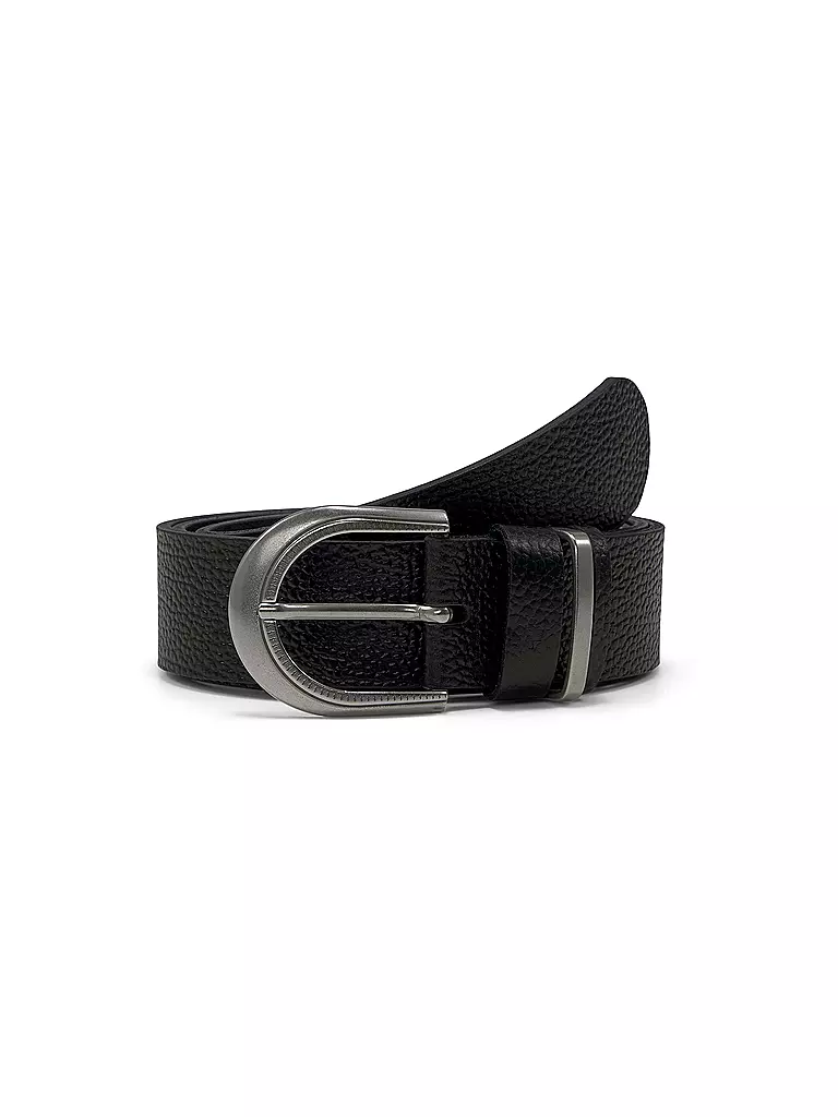 TOM TAILOR | Cinturón de cuero | Negro