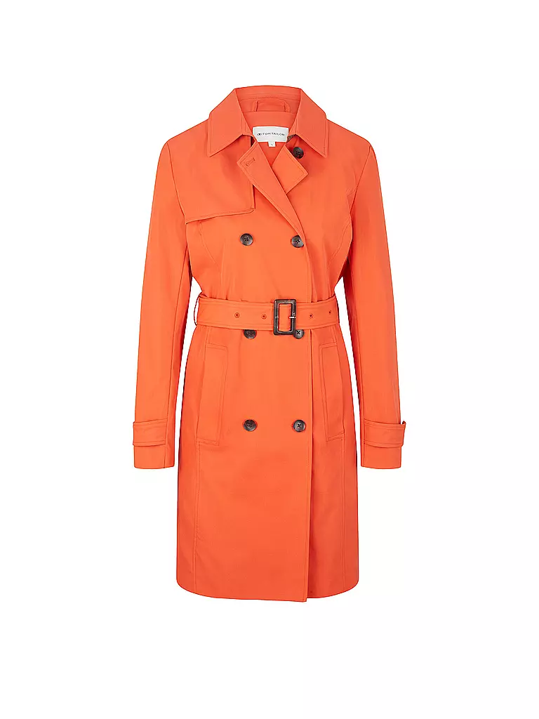 TOM TAILOR | Gabardina | Naranja