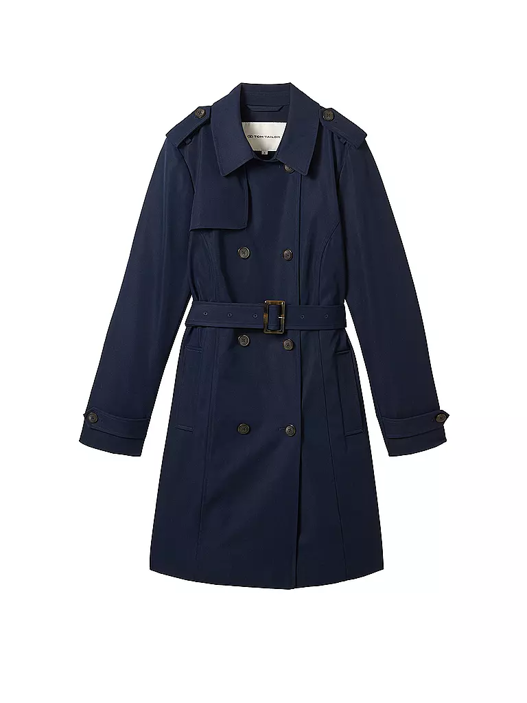 TOM TAILOR | Gabardina | Azul oscuro
