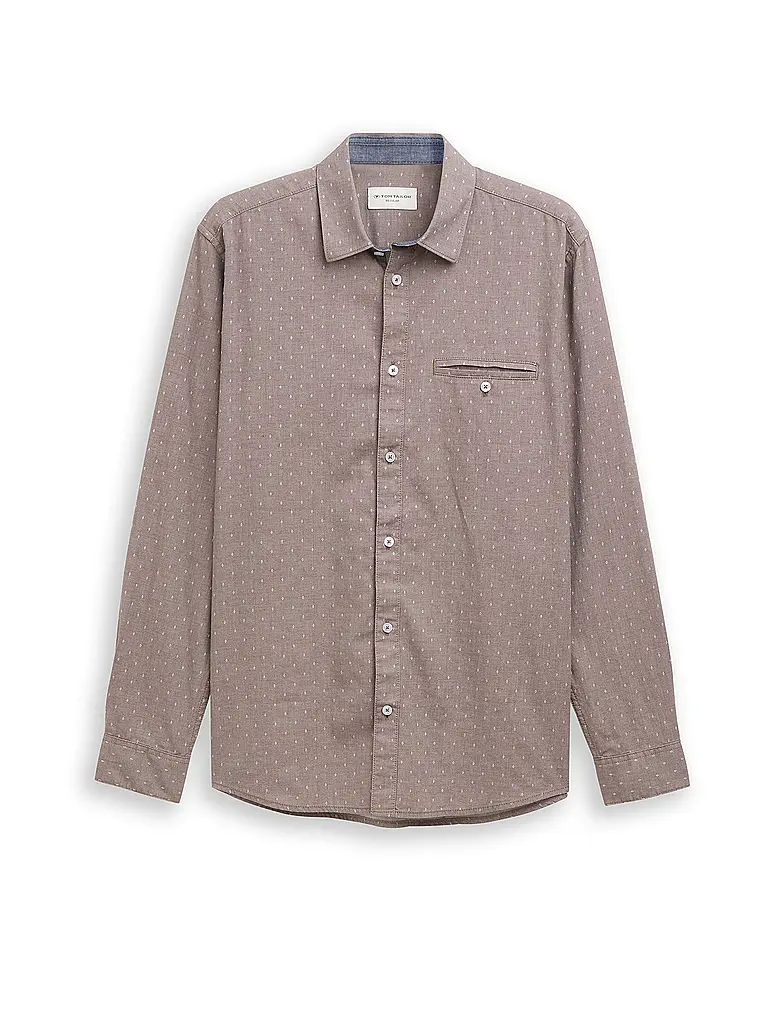 TOM TAILOR | Hemd  | Marrón