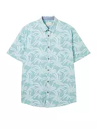 TOM TAILOR | Hemd Regular Fit  | Turquesa