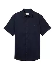 TOM TAILOR | Hemd Regular Fit  | Azul oscuro