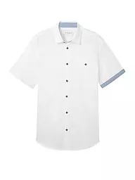 TOM TAILOR | Hemd Regular Fit  | Blanco