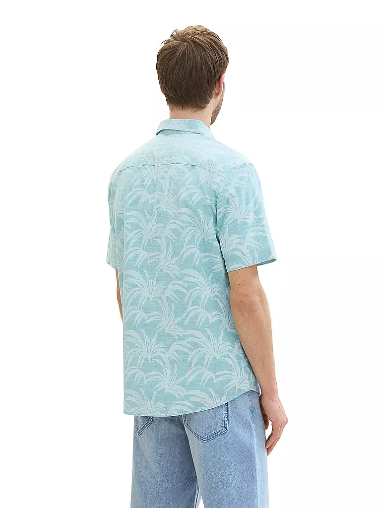 TOM TAILOR | Hemd Regular Fit  | Turquesa