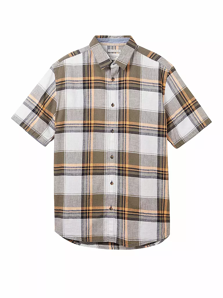 TOM TAILOR | Hemd Regular Fit | Oliva