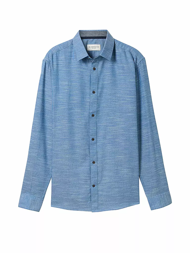TOM TAILOR | Hemd Regular Fit | Azul