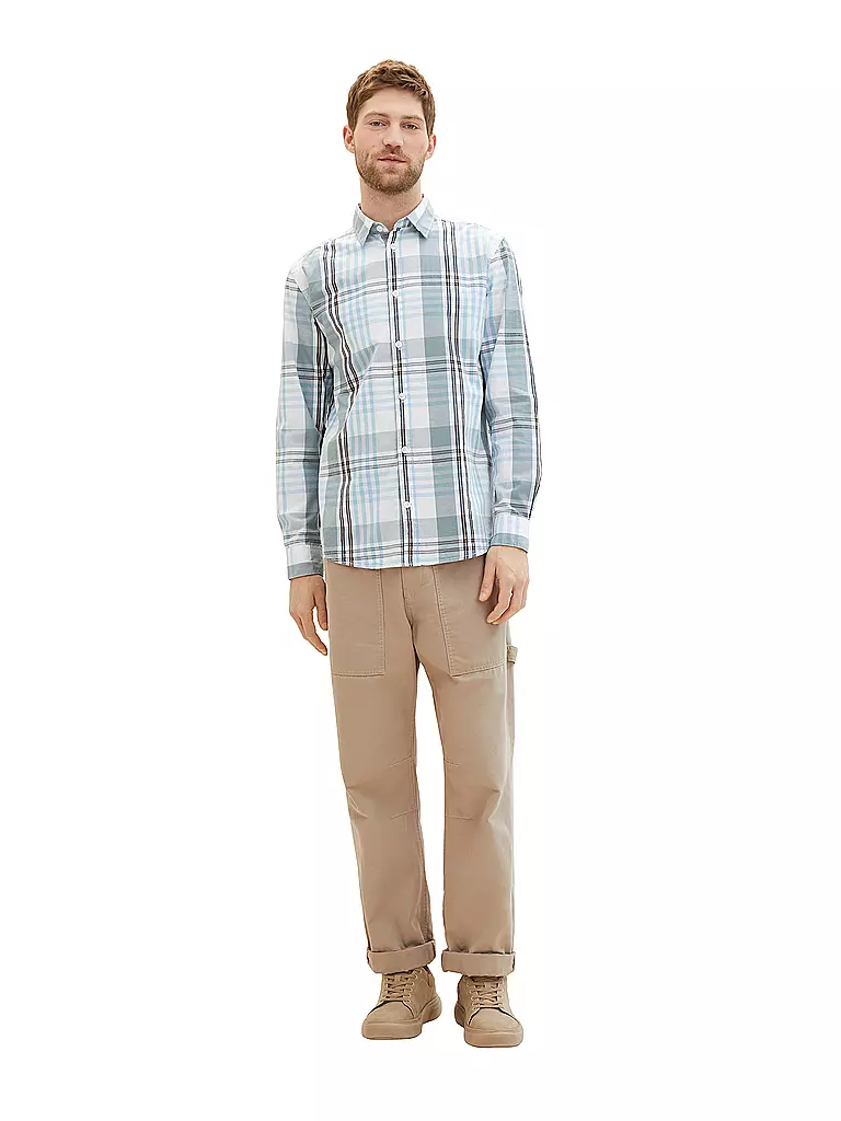 TOM TAILOR | Hemd Regular Fit | Menta