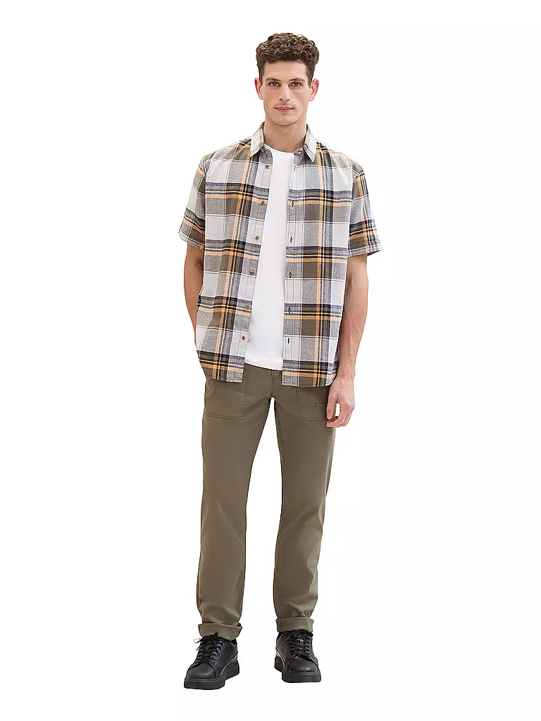 TOM TAILOR | Hemd Regular Fit | Oliva