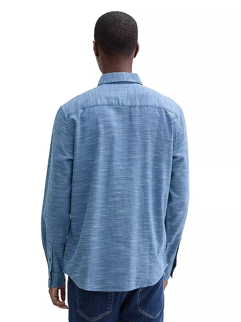 TOM TAILOR | Hemd Regular Fit | Azul