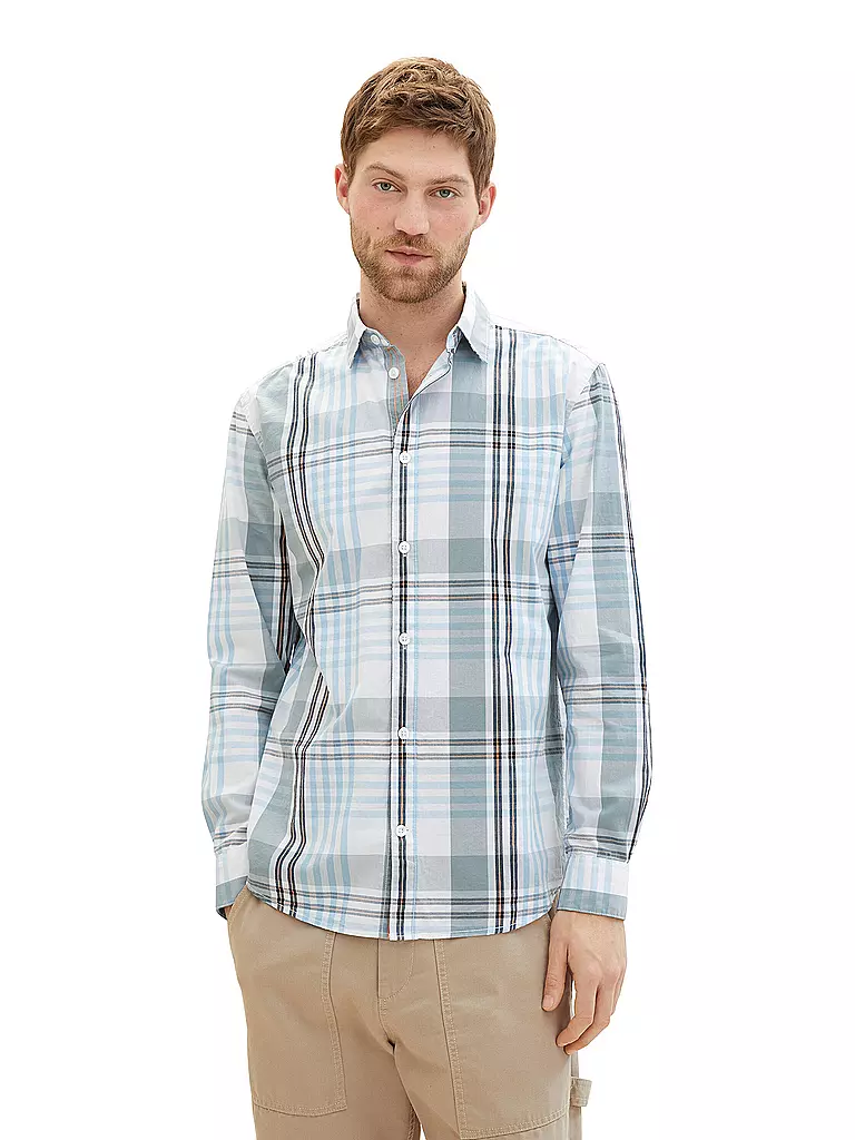 TOM TAILOR | Hemd Regular Fit | Menta