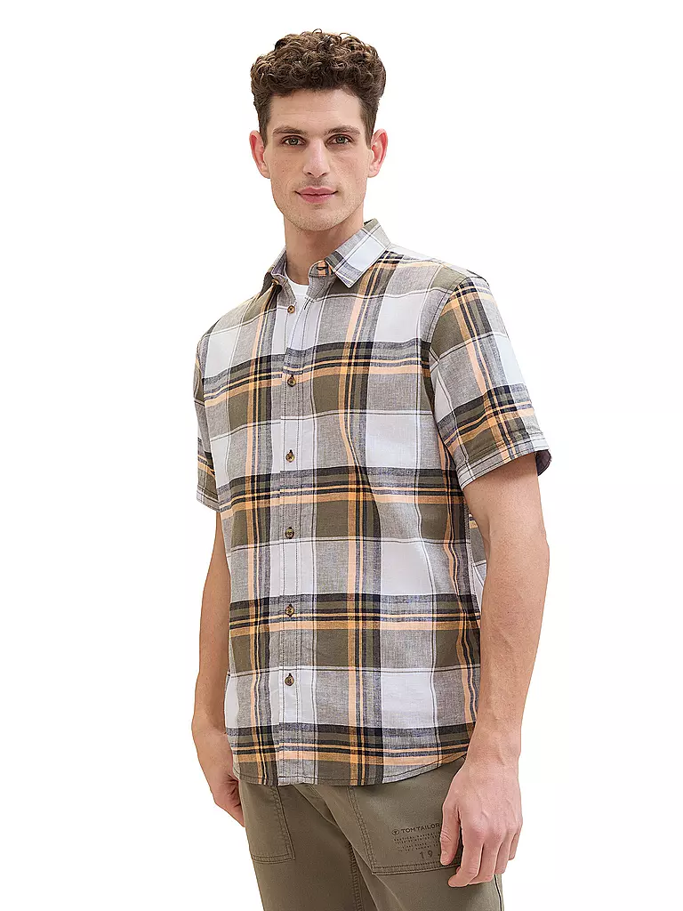 TOM TAILOR | Hemd Regular Fit | Oliva