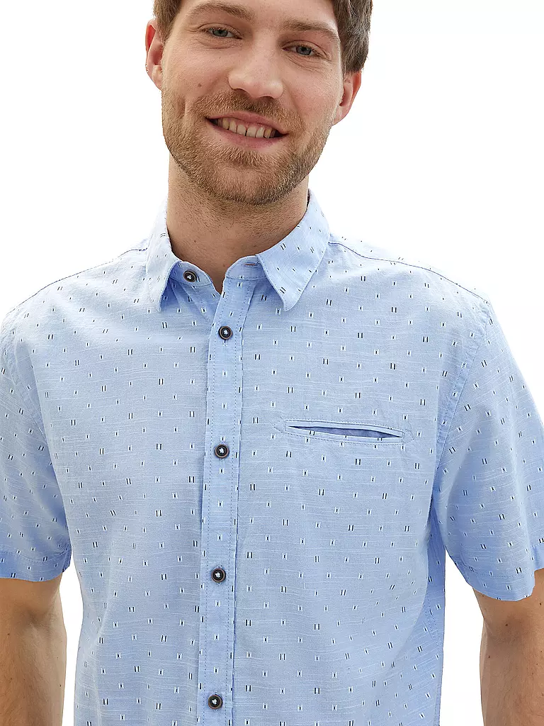 TOM TAILOR | Hemd | Azul claro