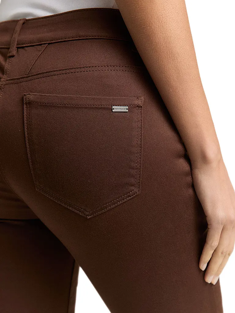 TOM TAILOR | Hose Slim Fit TTEDDA  | Marrón