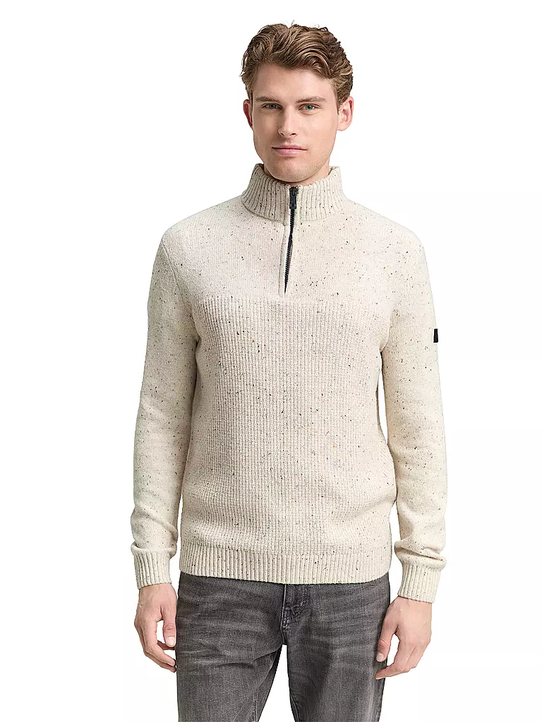 TOM TAILOR | Jersey Troyer | Beige