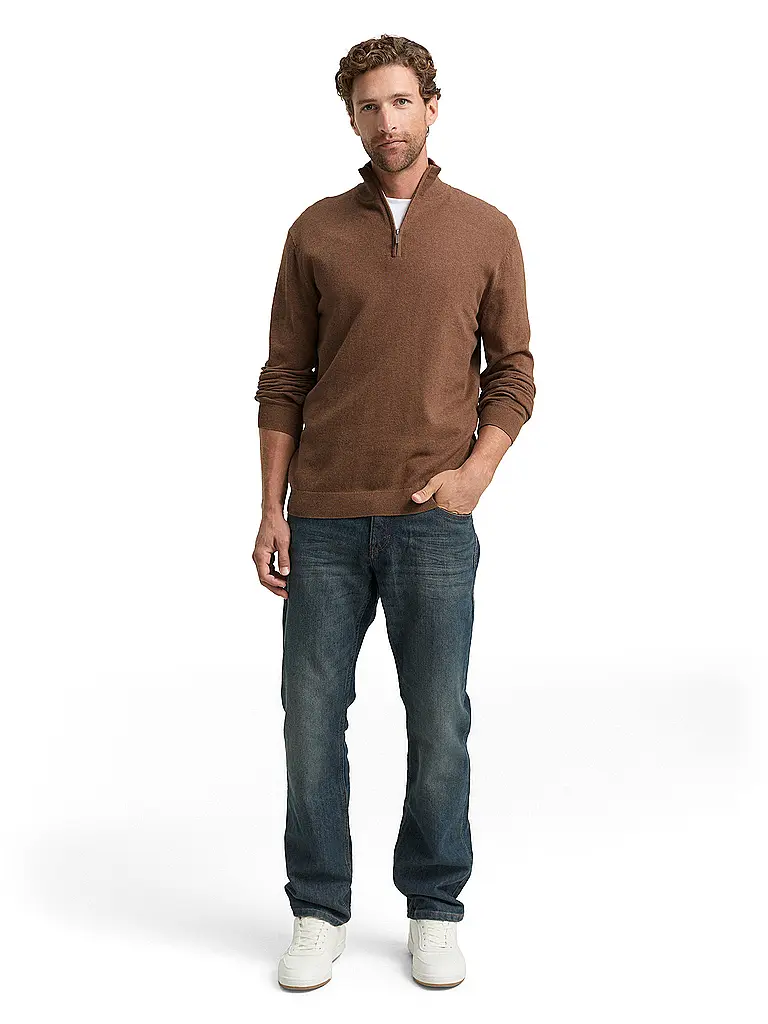TOM TAILOR | Jersey Troyer | Marrón