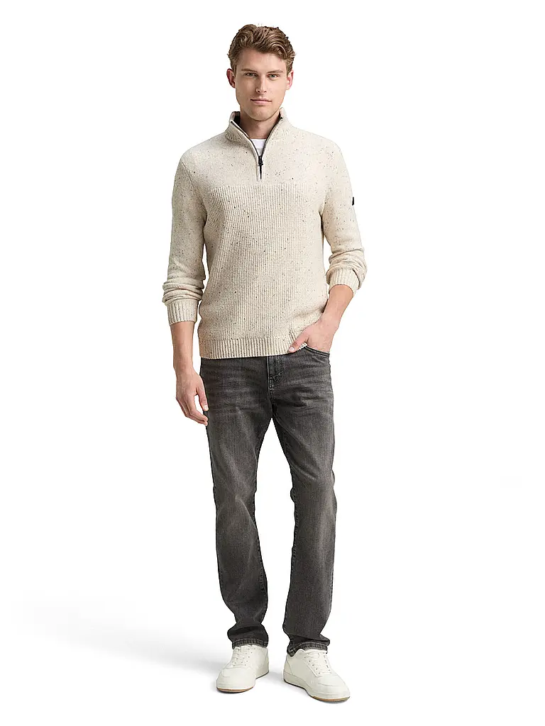 TOM TAILOR | Jersey Troyer | Beige