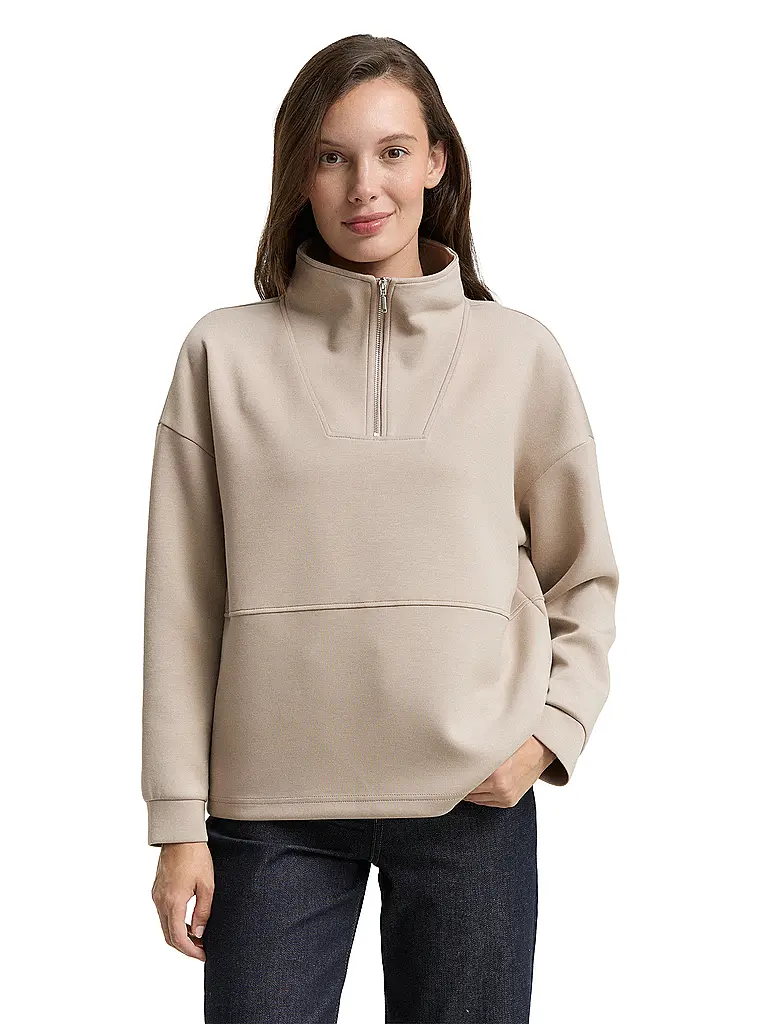 TOM TAILOR | Jersey Troyer | Crema