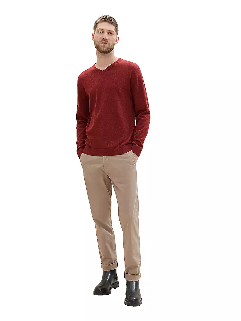 TOM TAILOR | Jersey | Rojo