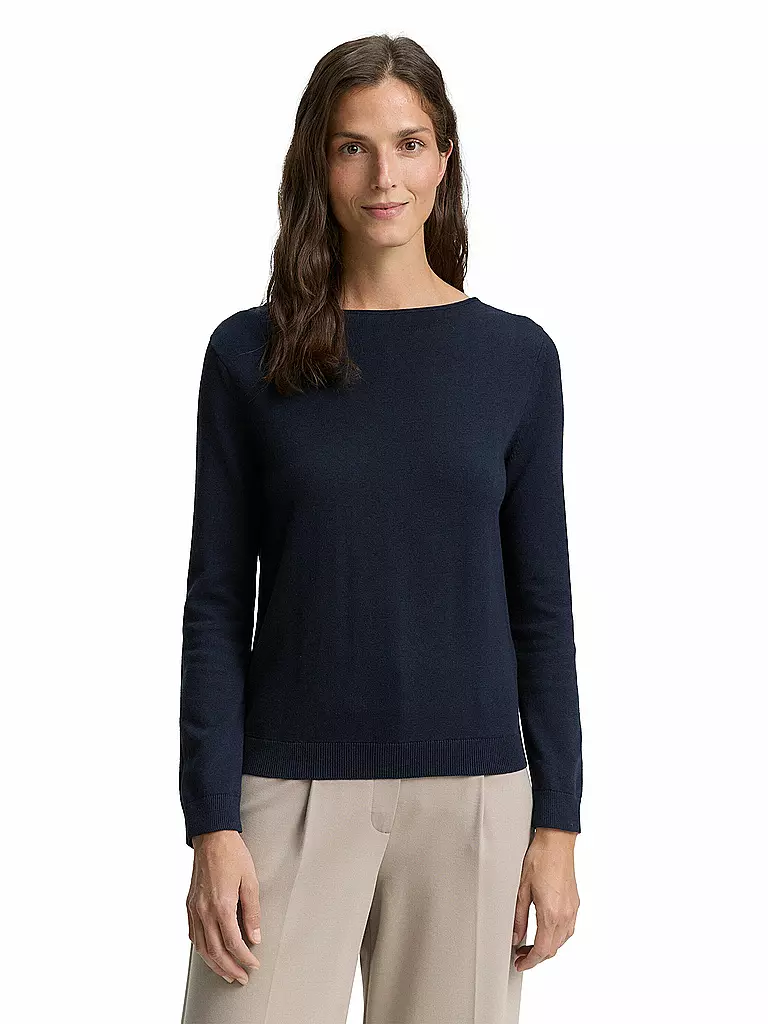 TOM TAILOR | Jersey | Azul oscuro