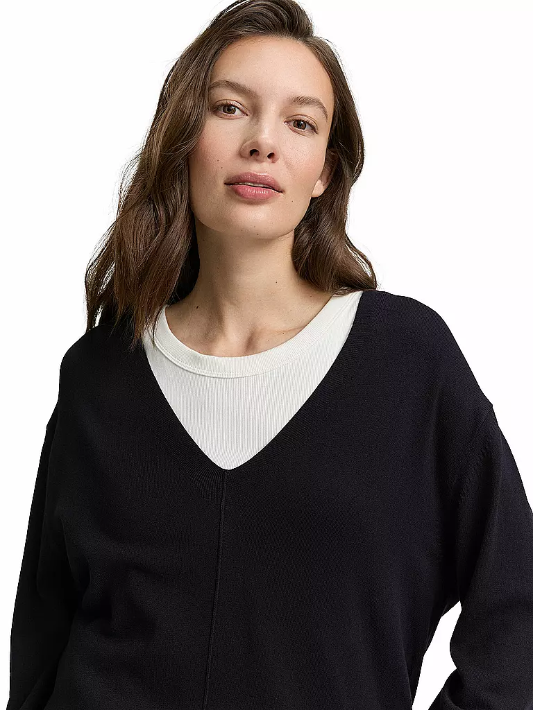 TOM TAILOR | Jersey | Azul oscuro