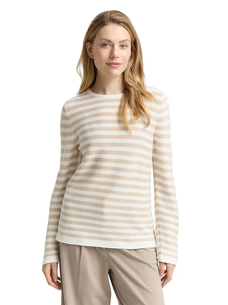 TOM TAILOR | Jersey | weiss