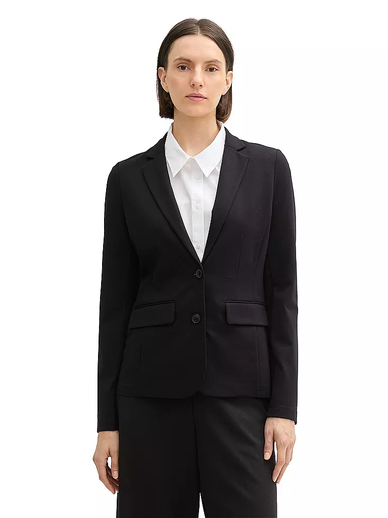 TOM TAILOR | Jerseyblazer | Negro