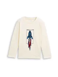 TOM TAILOR | Jungen Langarmshirt  | Blanco